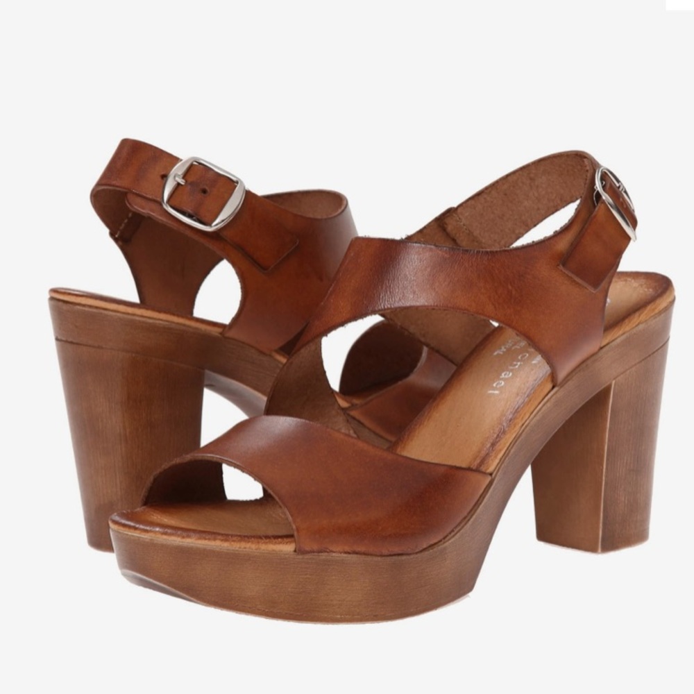 Eric Michael Ginger Sandals platform size 10-11